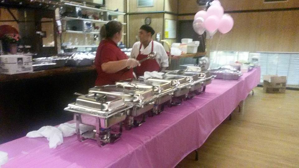pink party catering